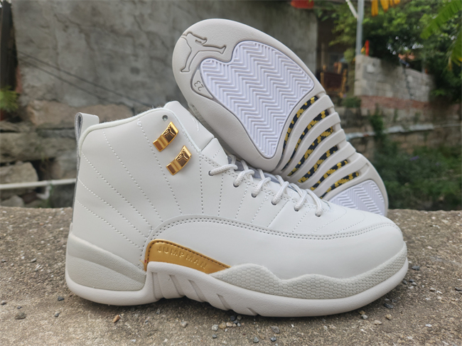 Men's Running weapon Air Jordan 12 White Shoes 090
